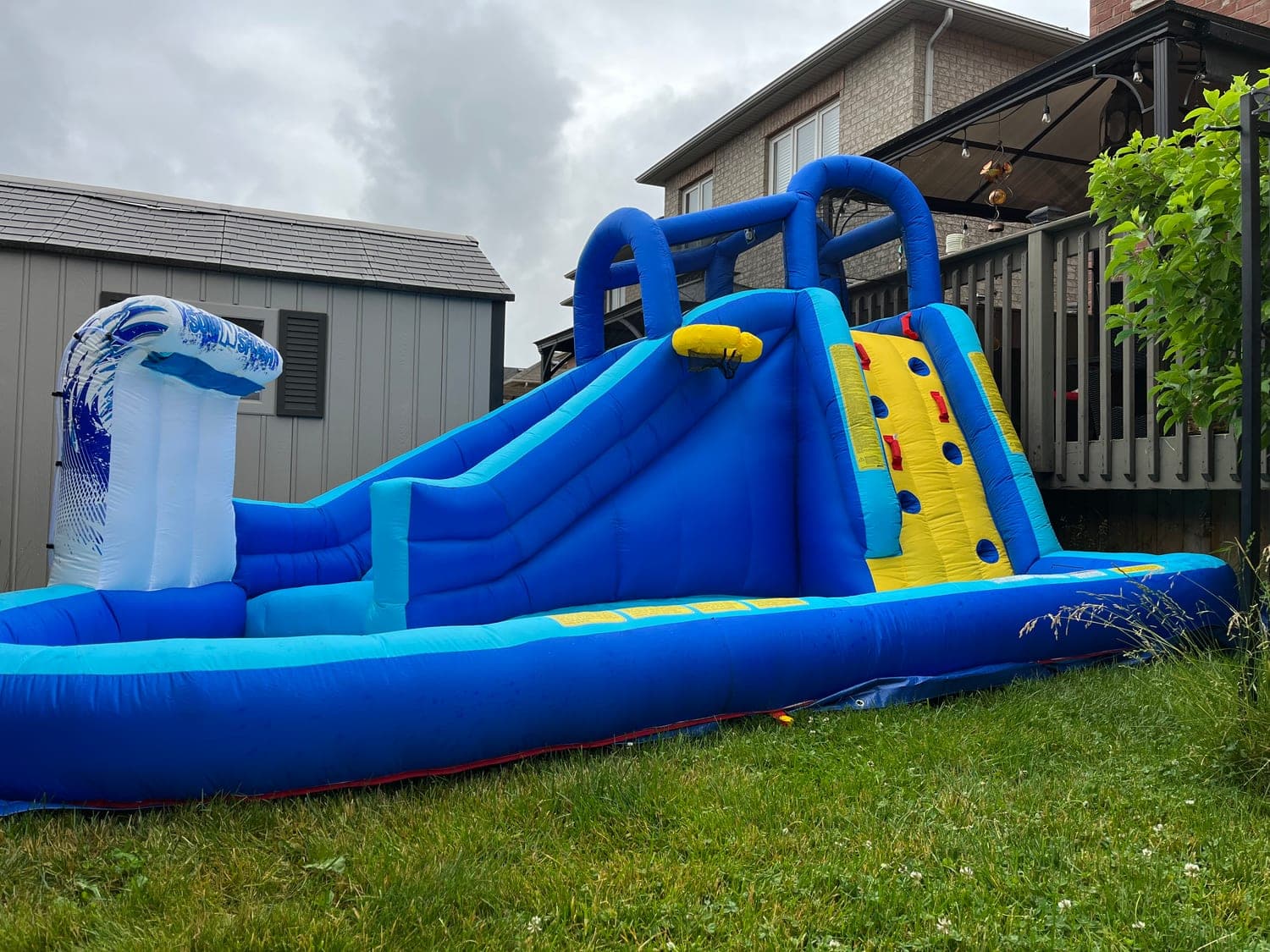 Surf N' Splash Slide Full setup angle